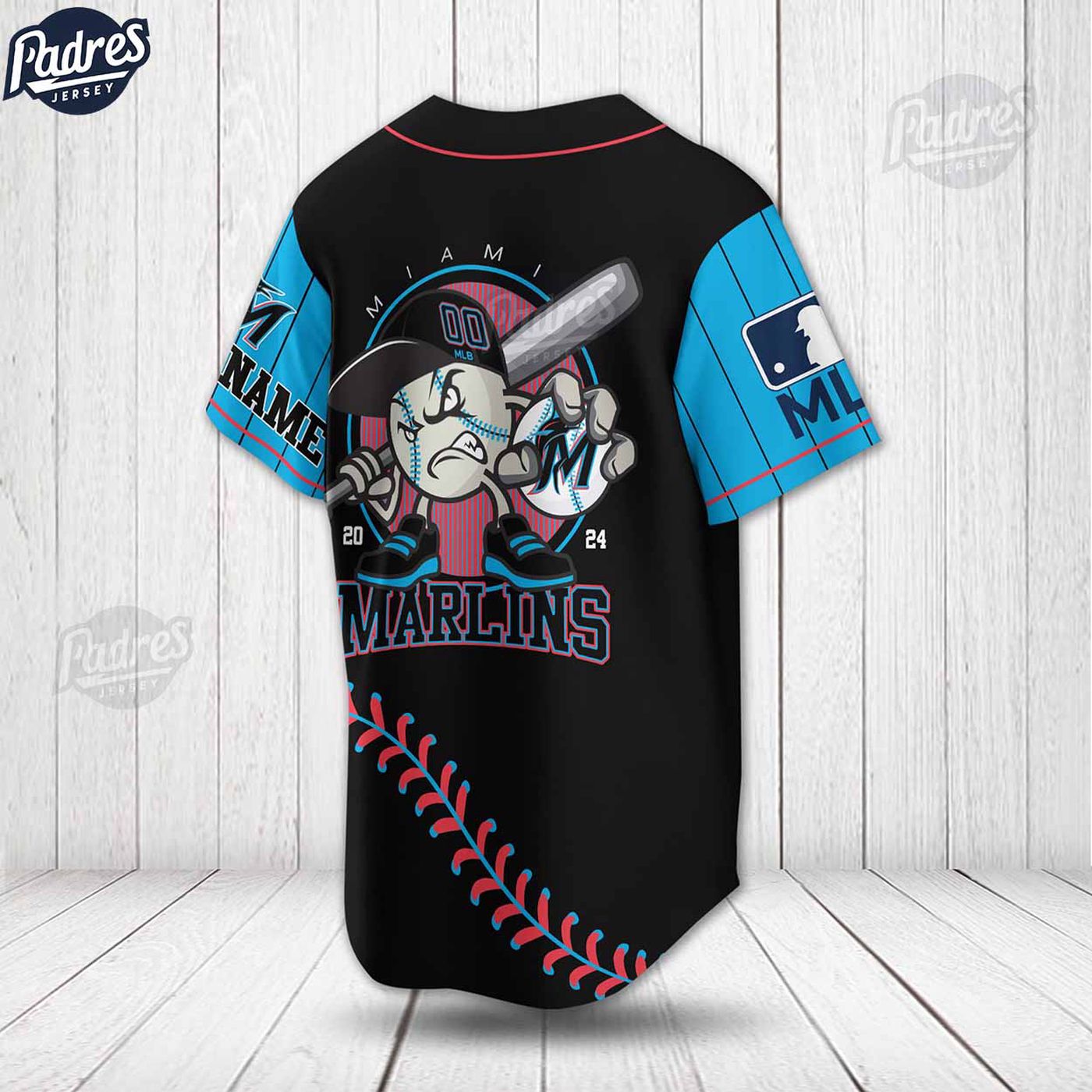 Get Your Custom Miami Marlins MLB Jersey - Perfect for Baseball Fans! - lylyprint.com T-Shirts, Hoodie, Sweatshirt (Image 2)