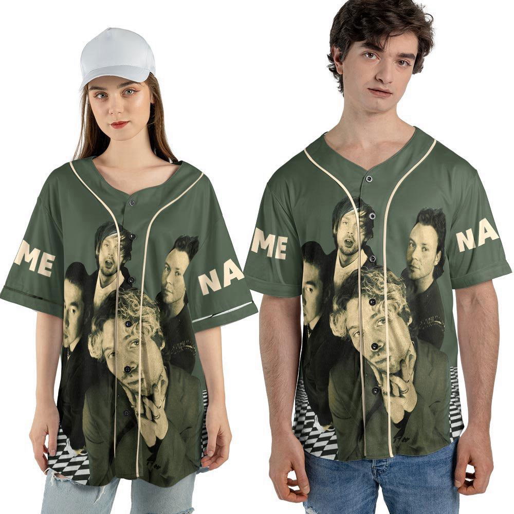 Custom Name 5 Seconds of Summer Baseball Jersey, 5S0S Tour Shirt - lylyprint.com