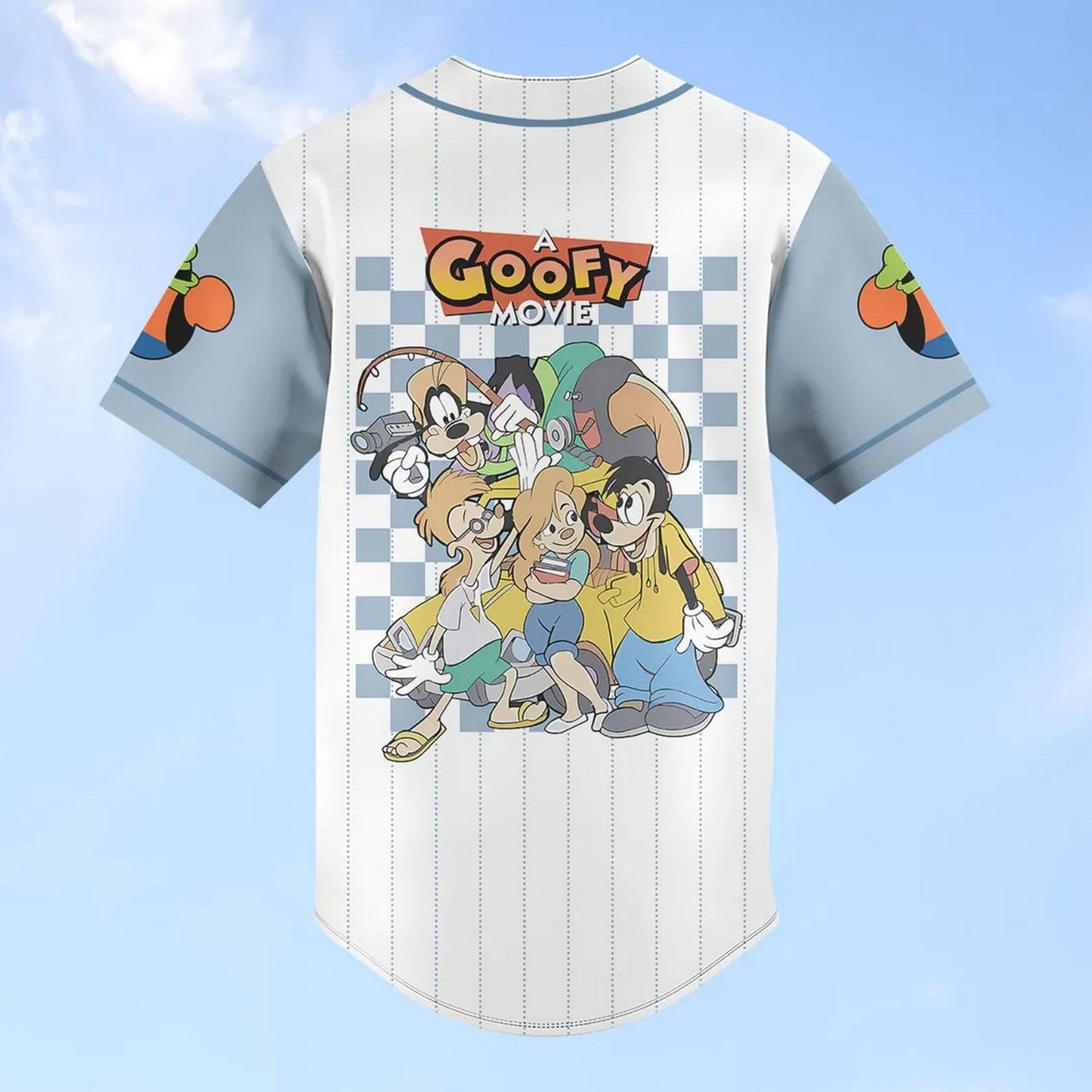 Custom Name A Goofy Movie Characters Baseball Jersey
