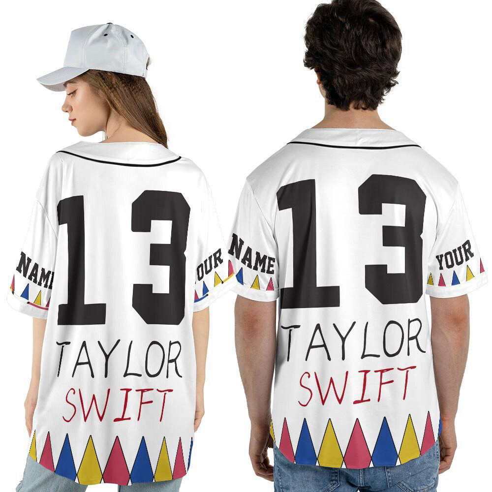 Custom Name And Number Junior Jewels Music Baseball Jersey, You Belong With Me Gift Merch - lylyprint.com... (Image 5)