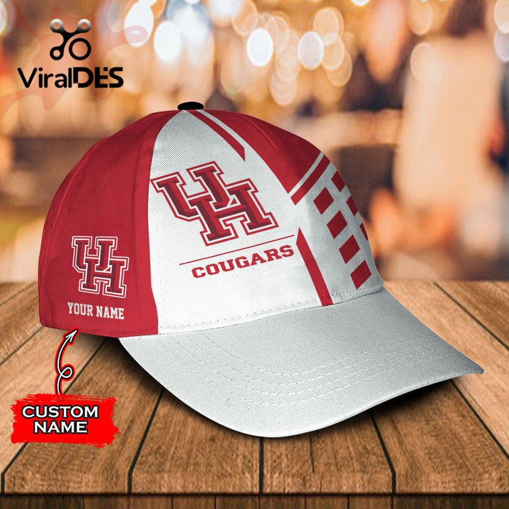 Custom Name Houston Cougars Polo, Cap Limited Edition