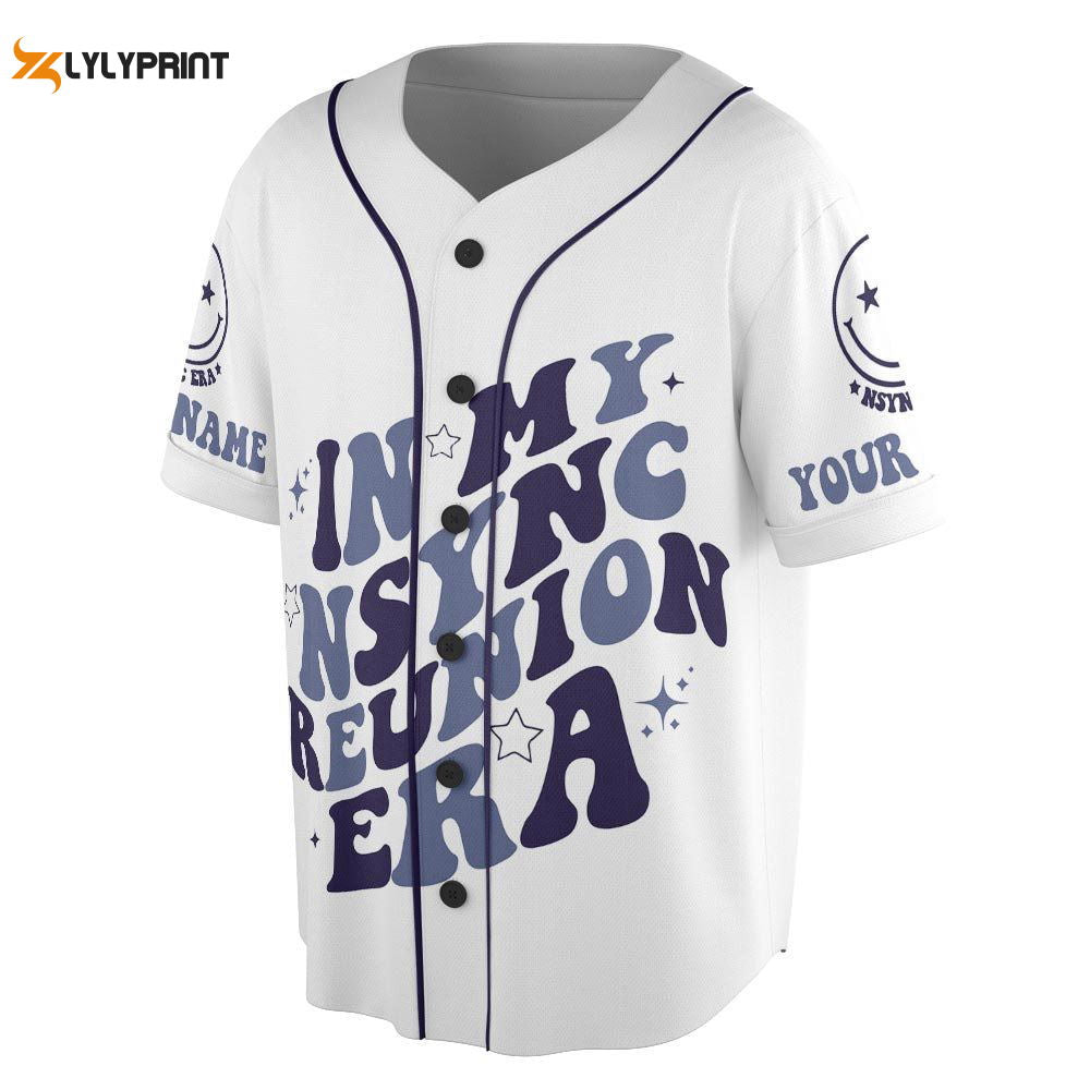 Custom Name In my Nsync Reunion Era Music Baseball Jersey, Nsync Boy Band 90s 2023 - lylyprint.com