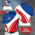 Custom Name Kansas Jayhawks Polo, Cap Limited Edition
