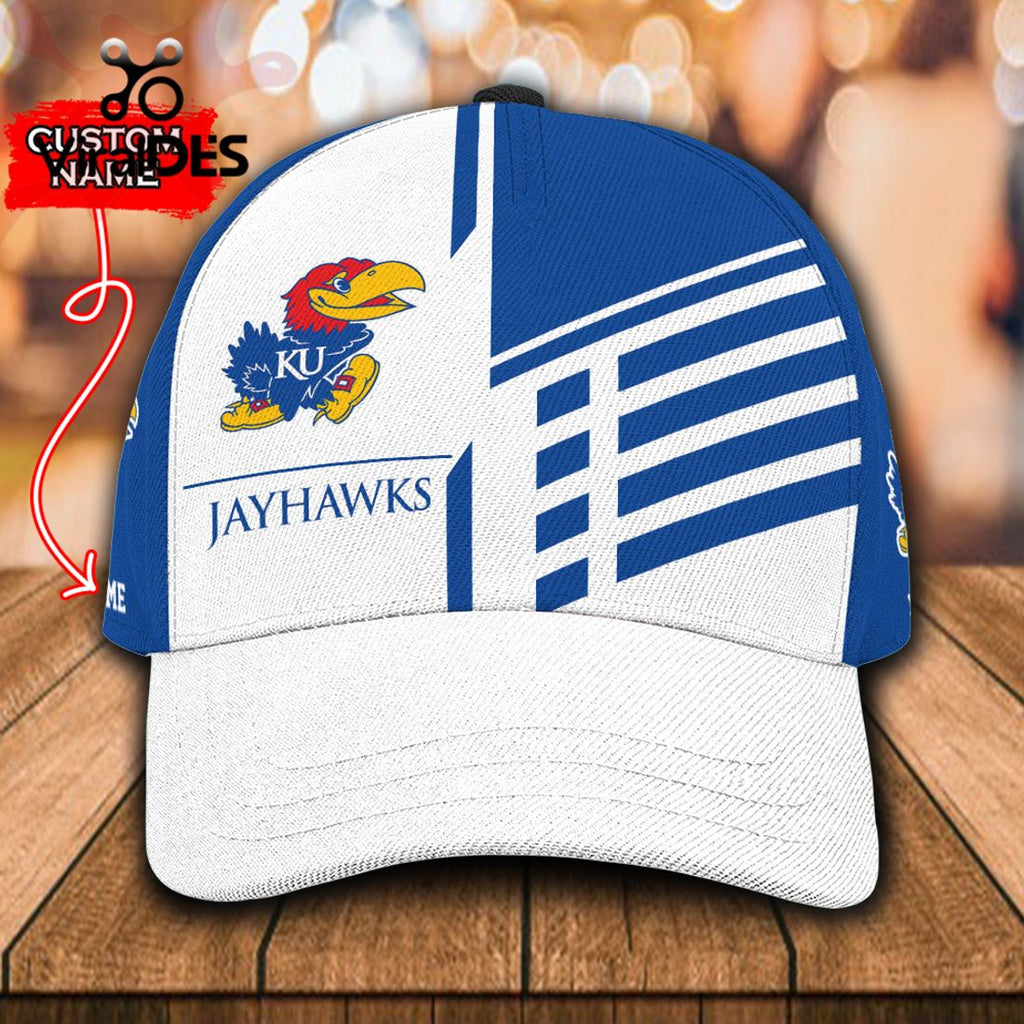Custom Name Kansas Jayhawks Polo, Cap Limited Edition