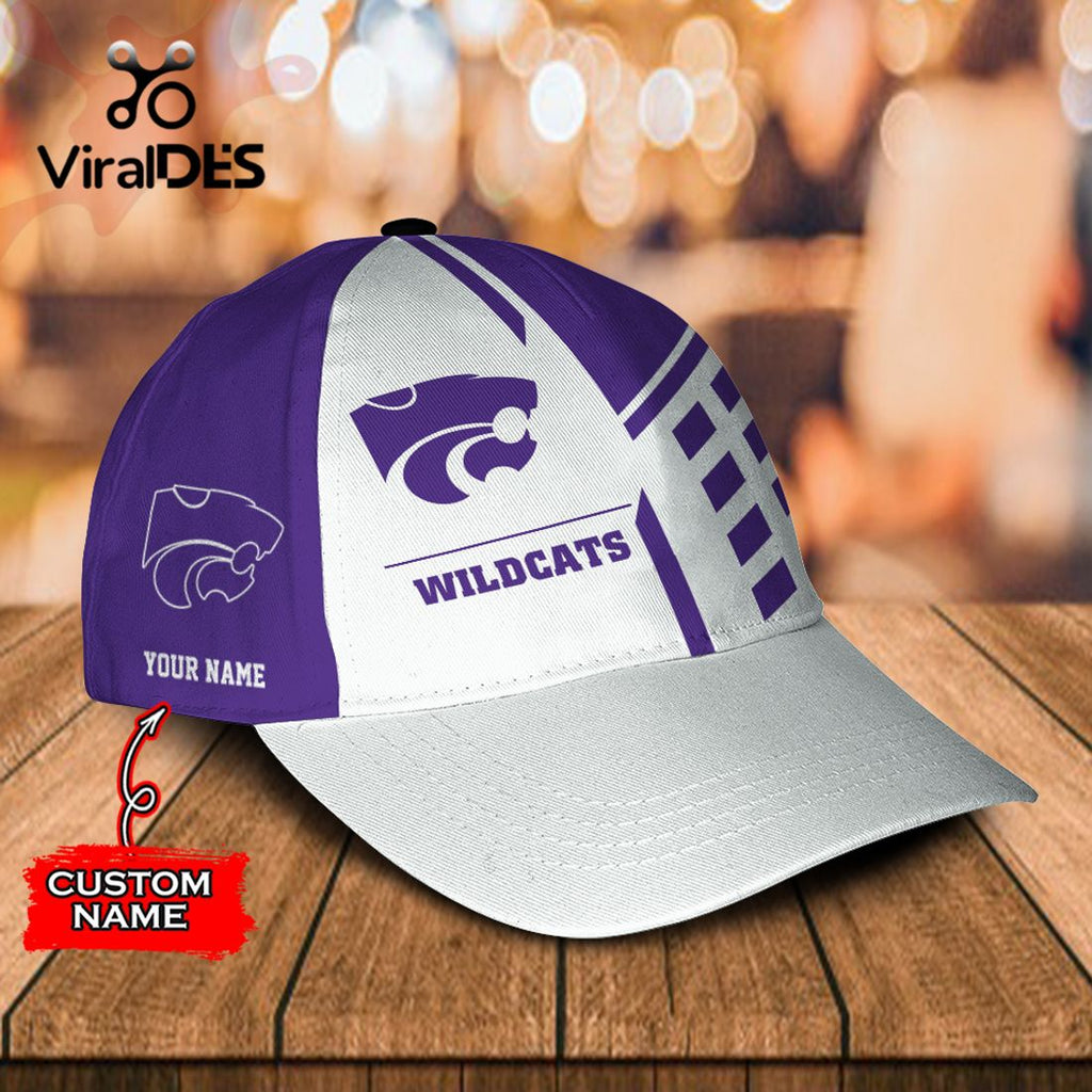 Custom Name Kansas State Wildcats Polo, Cap Limited Edition