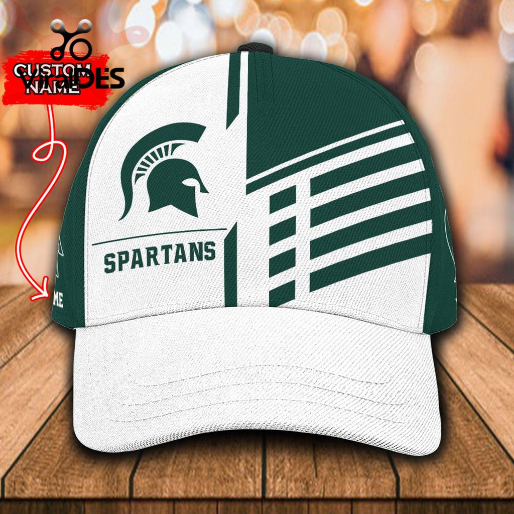 Custom Name Michigan State Spartans Polo, Cap Limited Edition