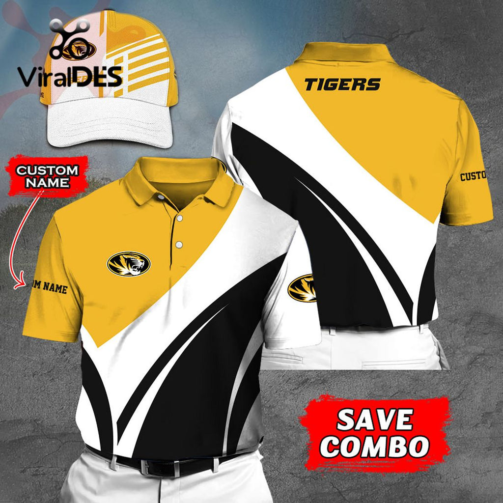 Custom Name Missouri Tigers Polo, Cap Limited Edition