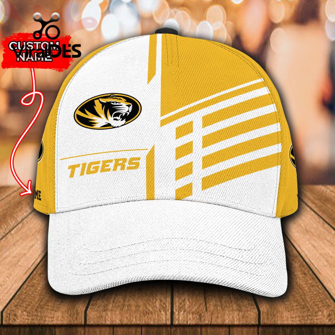 Custom Name Missouri Tigers Polo, Cap Limited Edition