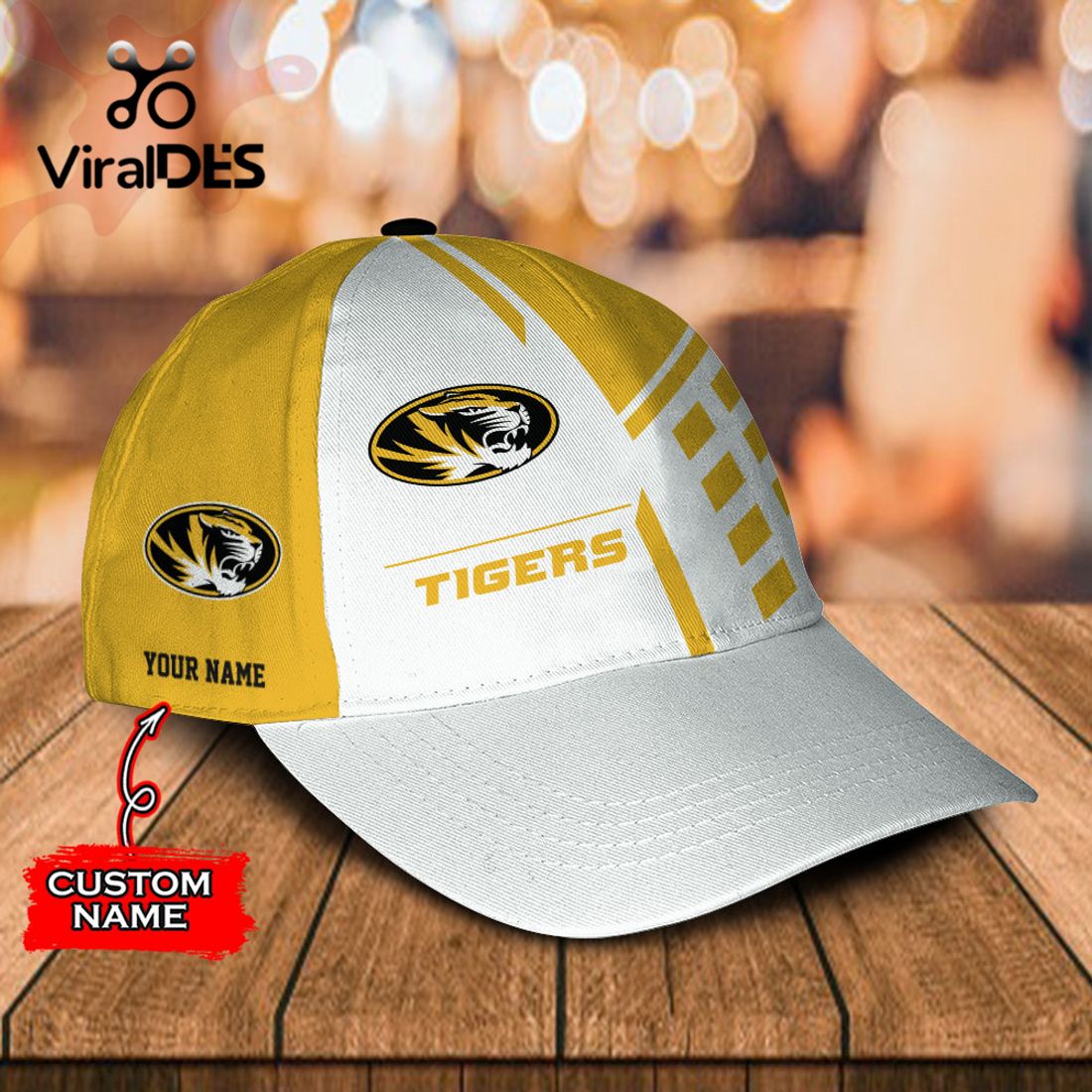 Custom Name Missouri Tigers Polo, Cap Limited Edition