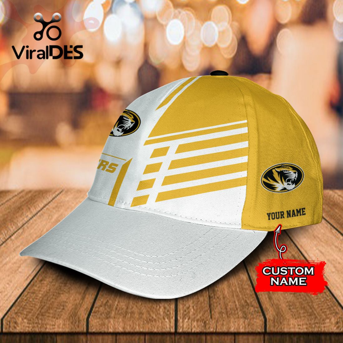 Custom Name Missouri Tigers Polo, Cap Limited Edition