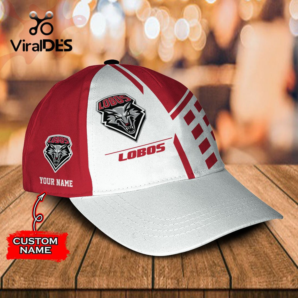 Custom Name New Mexico Lobos Polo, Cap Limited Edition