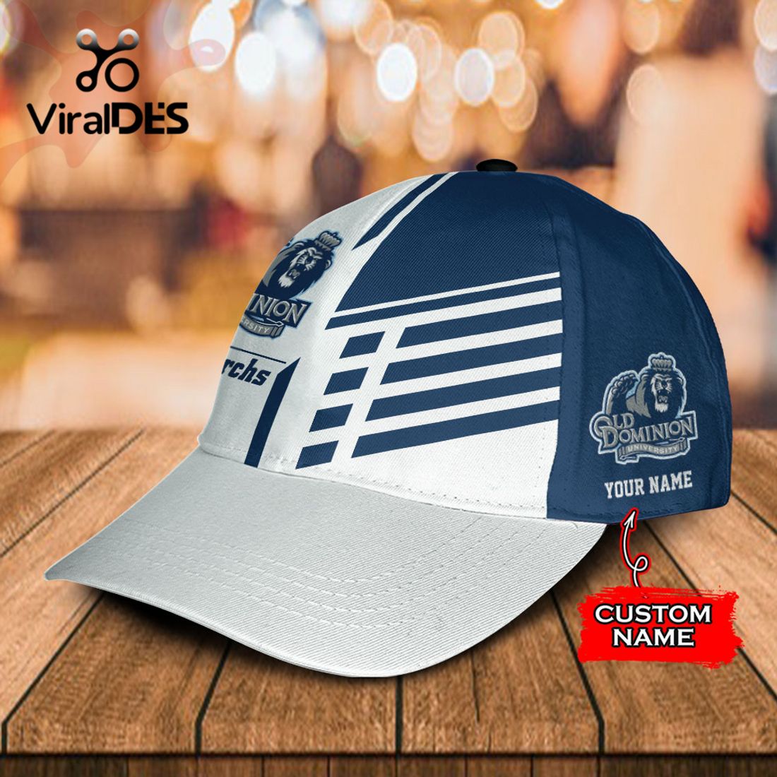 Custom Name Old Dominion Monarchs Polo, Cap Limited Edition
