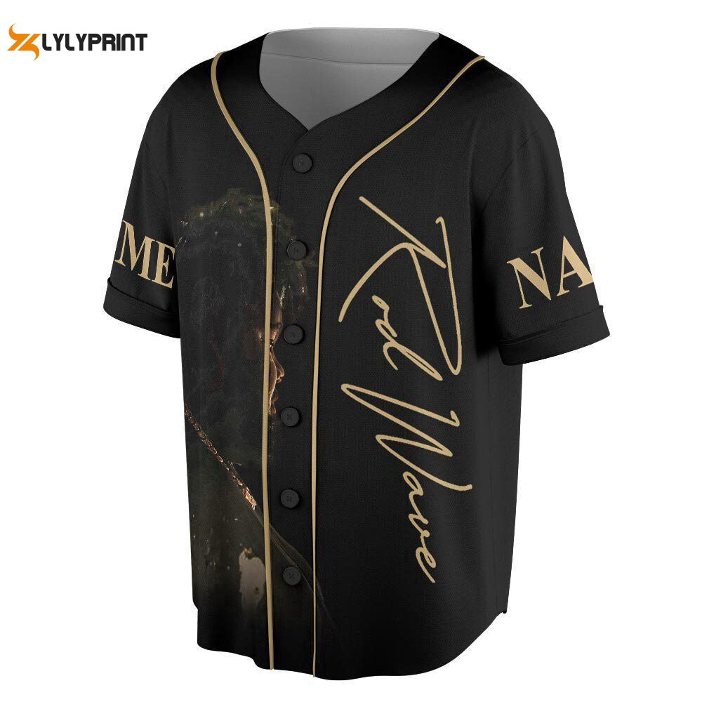 Custom Name Rod Wave And Friends 2023 Tour Baseball Jersey - lylyprint.com