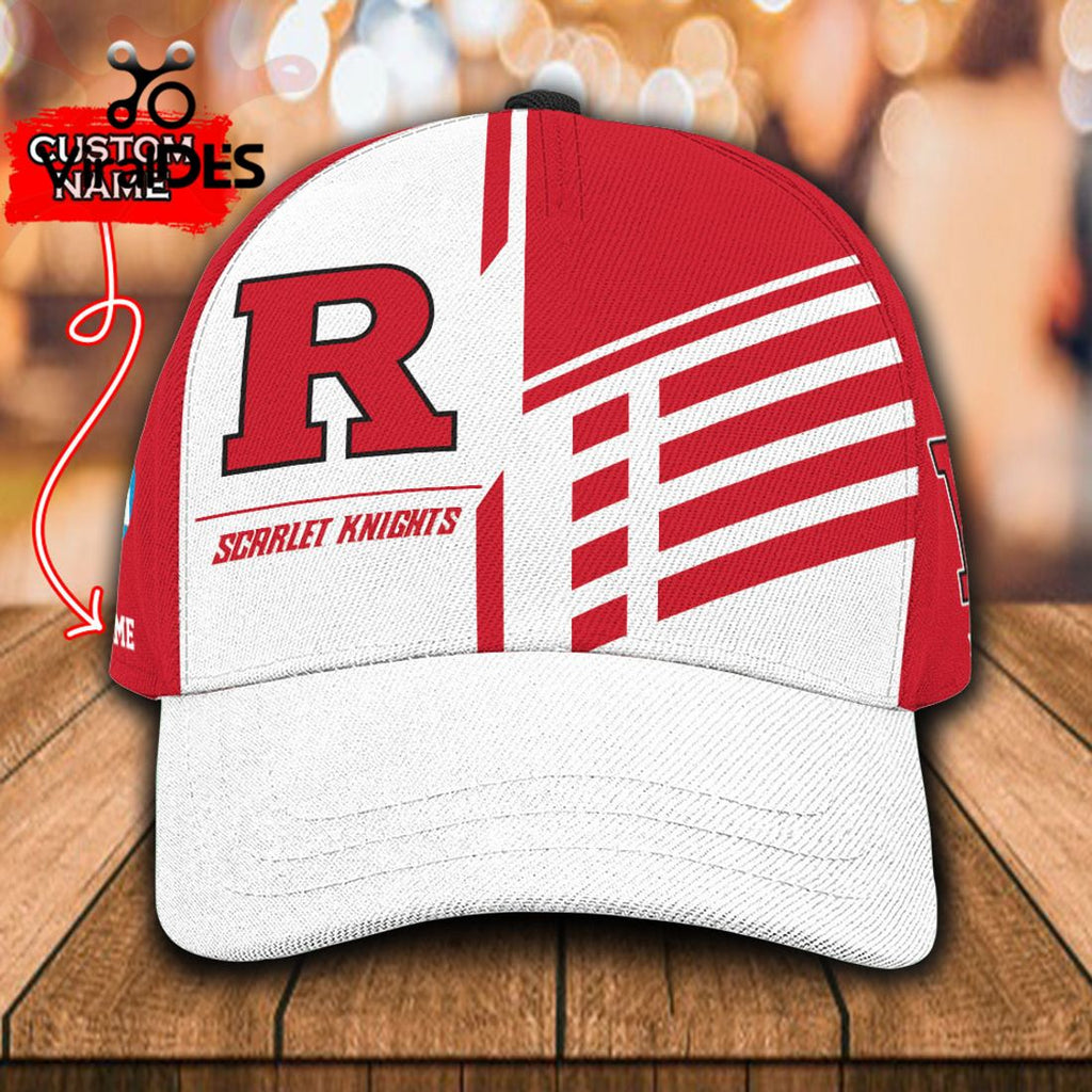 Custom Name Rutgers Scarlet Knights Polo, Cap Limited Edition