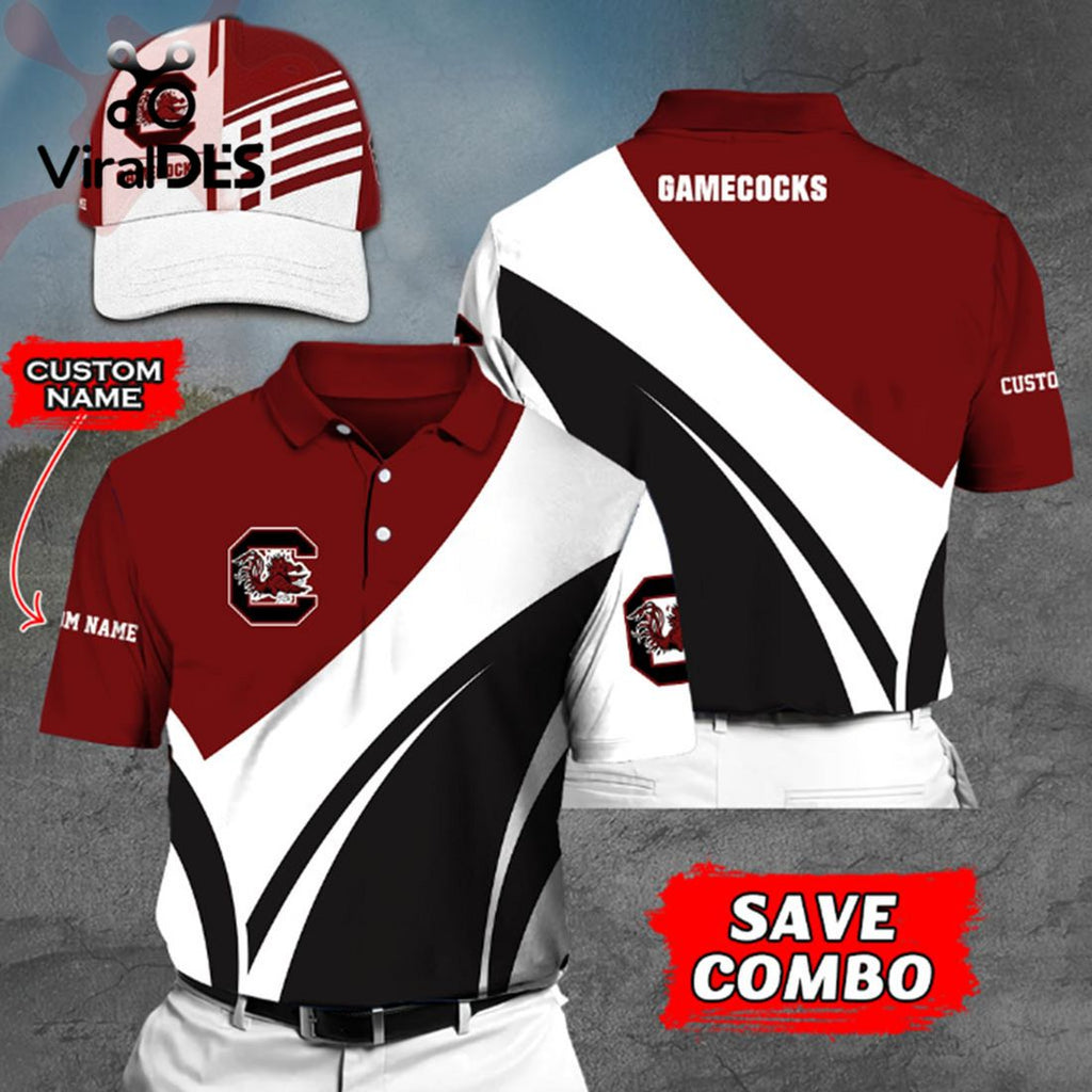 Custom Name South Carolina Gamecocks Polo, Cap Limited Edition