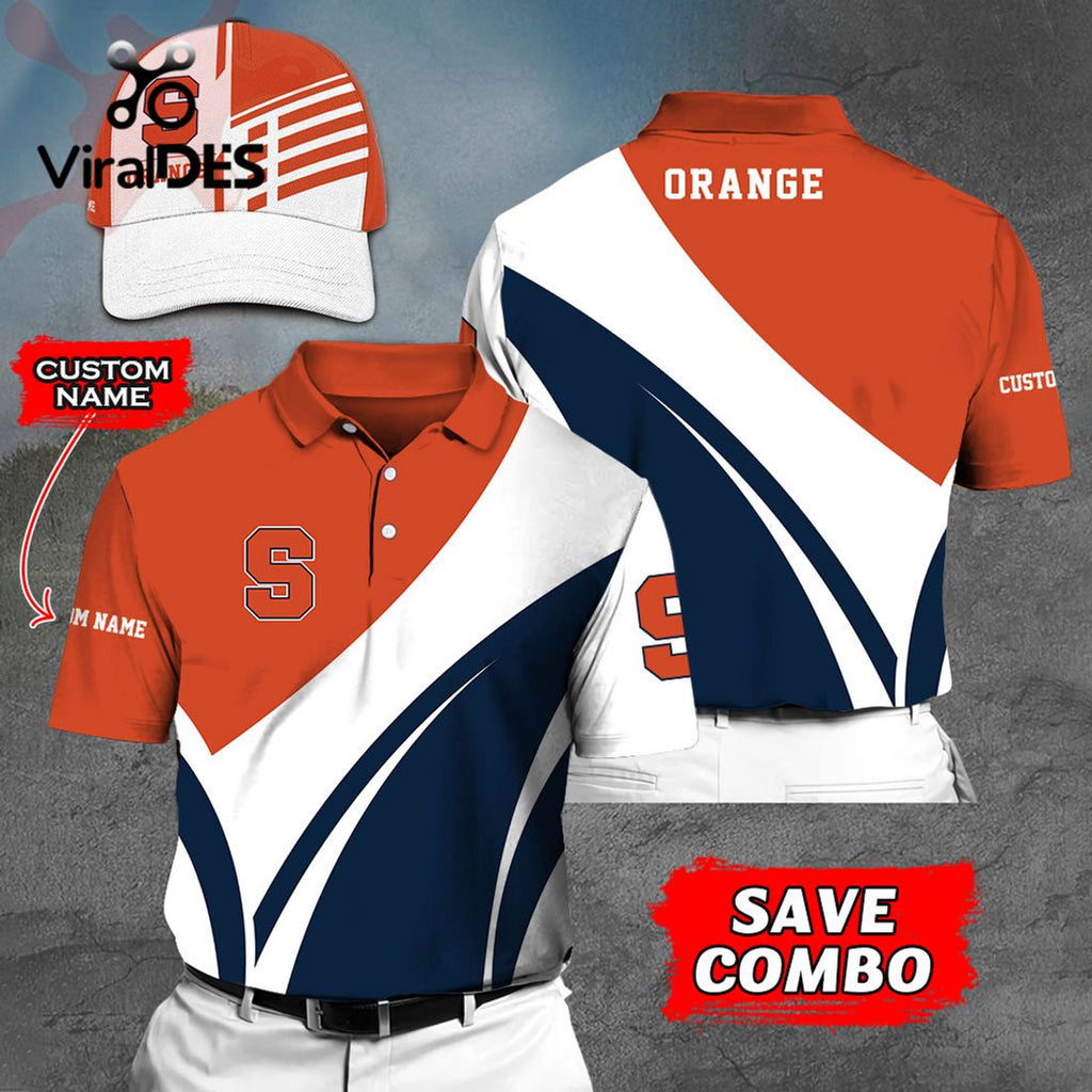 Custom Name Syracuse Orange Polo, Cap Limited Edition