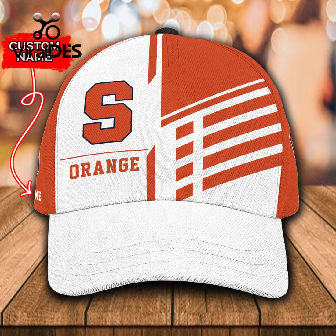 Custom Name Syracuse Orange Polo, Cap Limited Edition