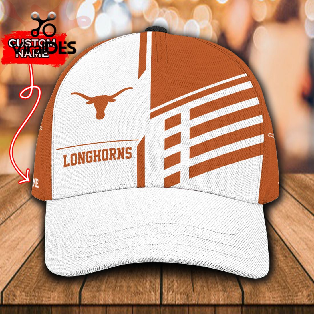 Custom Name Texas Longhorns Polo, Cap Limited Edition