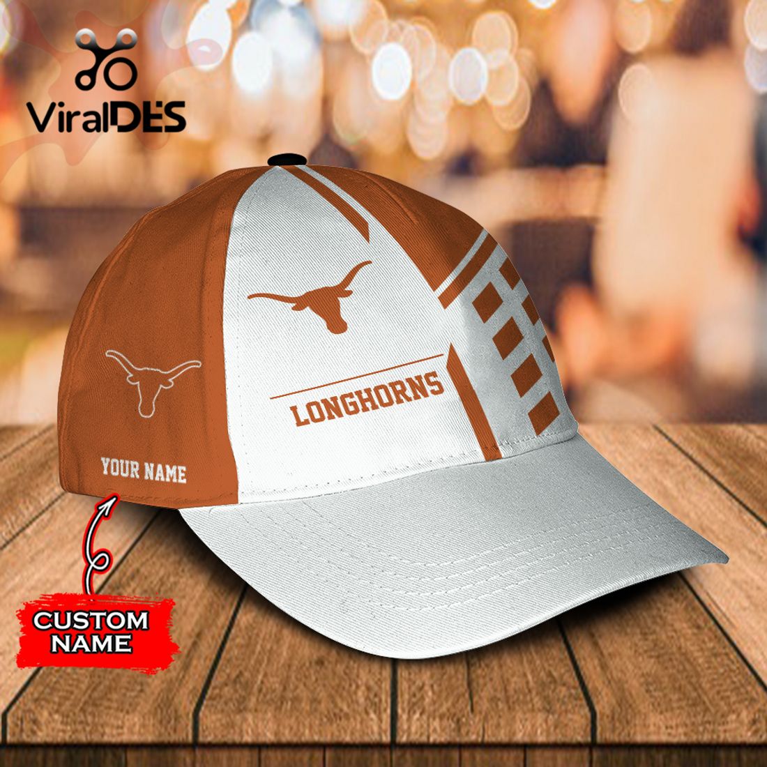 Custom Name Texas Longhorns Polo, Cap Limited Edition