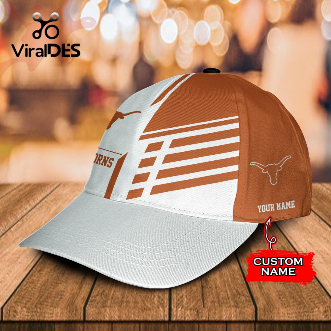 Custom Name Texas Longhorns Polo, Cap Limited Edition