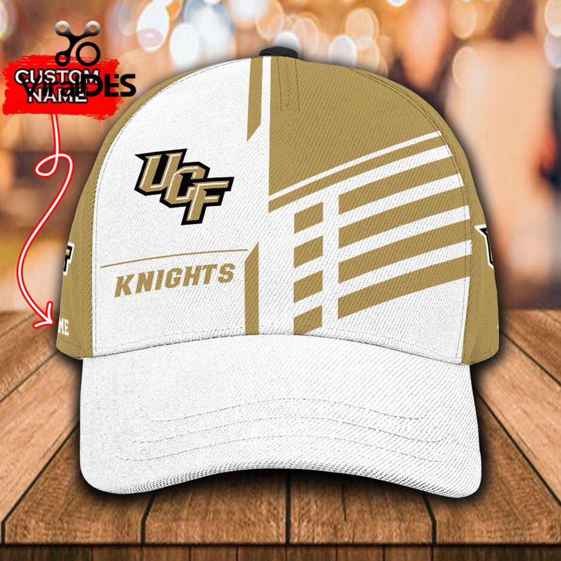 Custom Name UCF Knights Polo, Cap Limited Edition