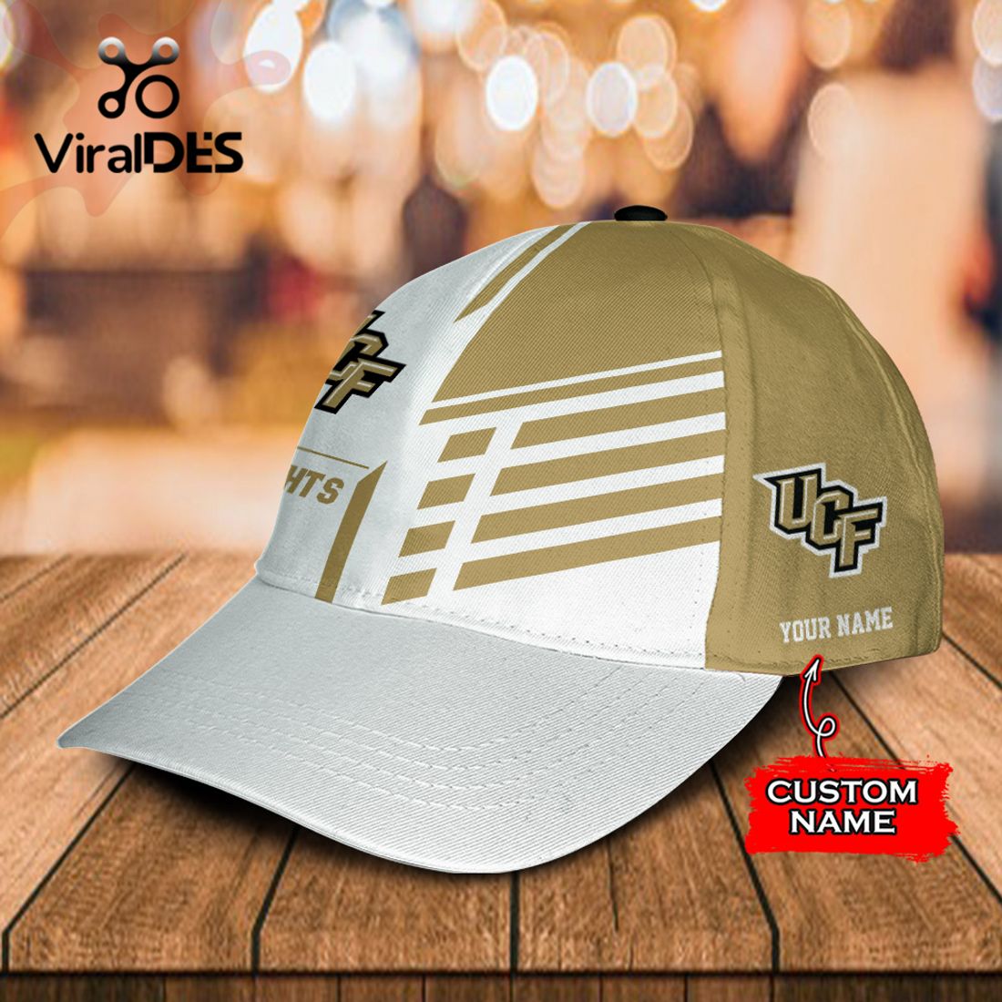 Custom Name UCF Knights Polo, Cap Limited Edition