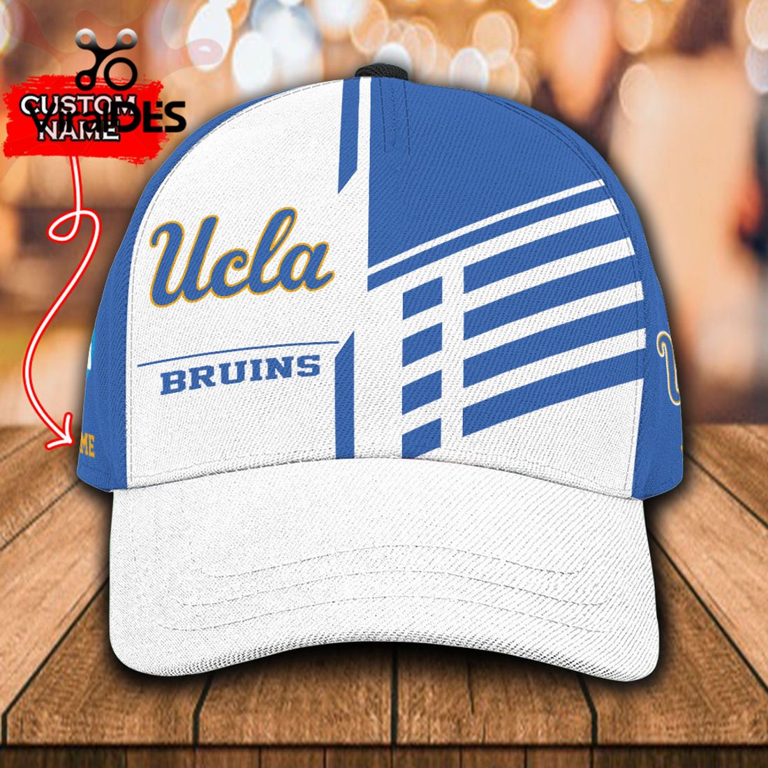 Custom Name UCLA Bruins Polo, Cap Limited Edition