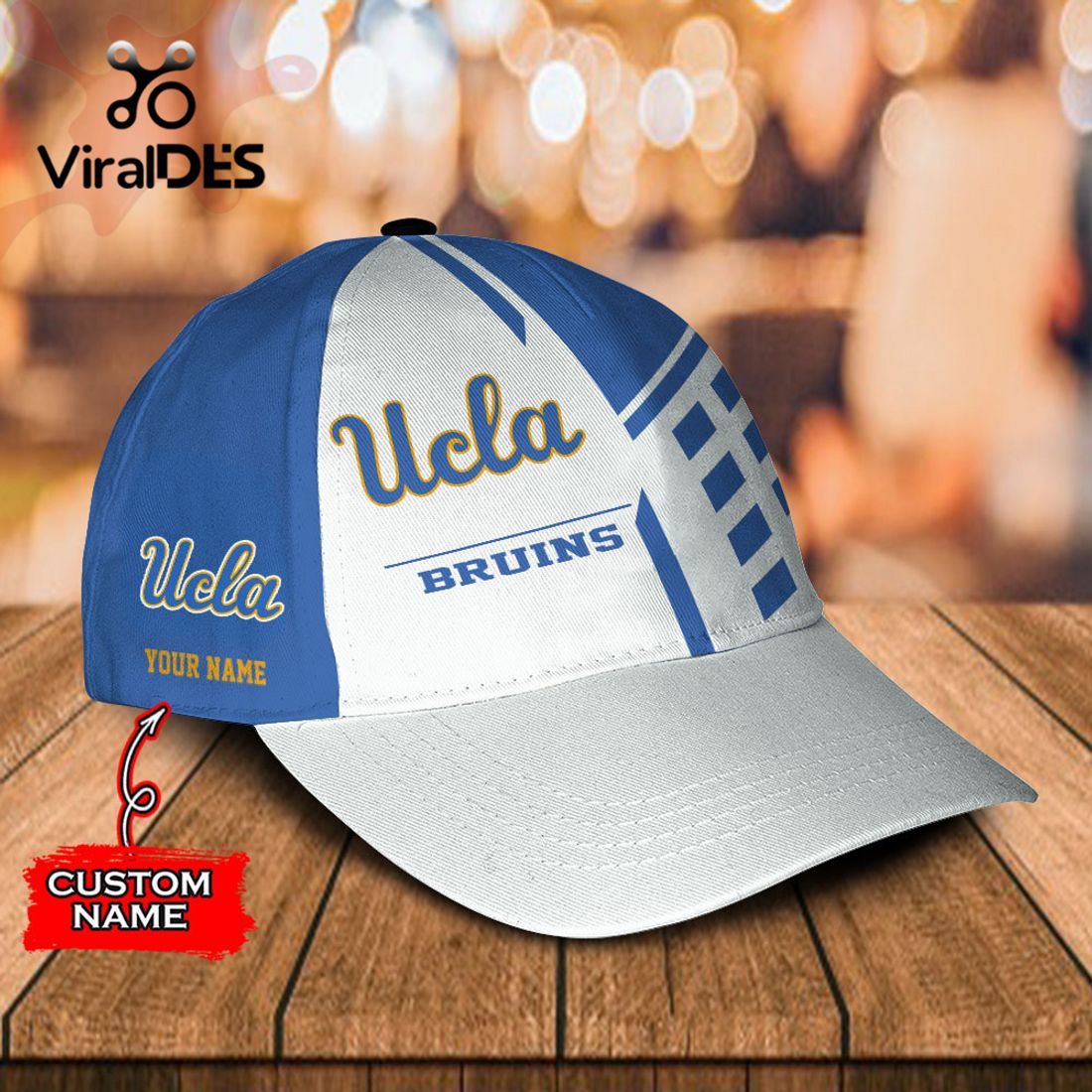 Custom Name UCLA Bruins Polo, Cap Limited Edition