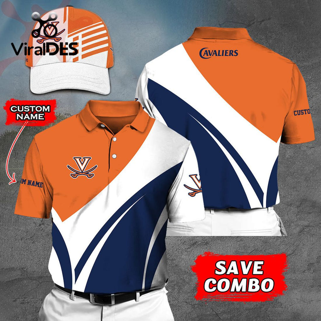 Custom Name Virginia Cavaliers Polo, Cap Limited Edition
