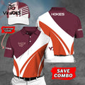 Custom Name Virginia Tech Hokies Polo, Cap Limited Edition
