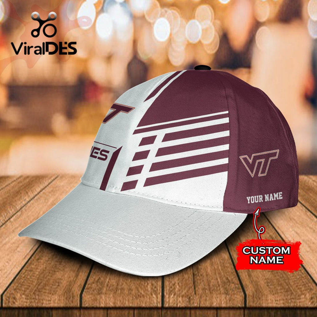 Custom Name Virginia Tech Hokies Polo, Cap Limited Edition