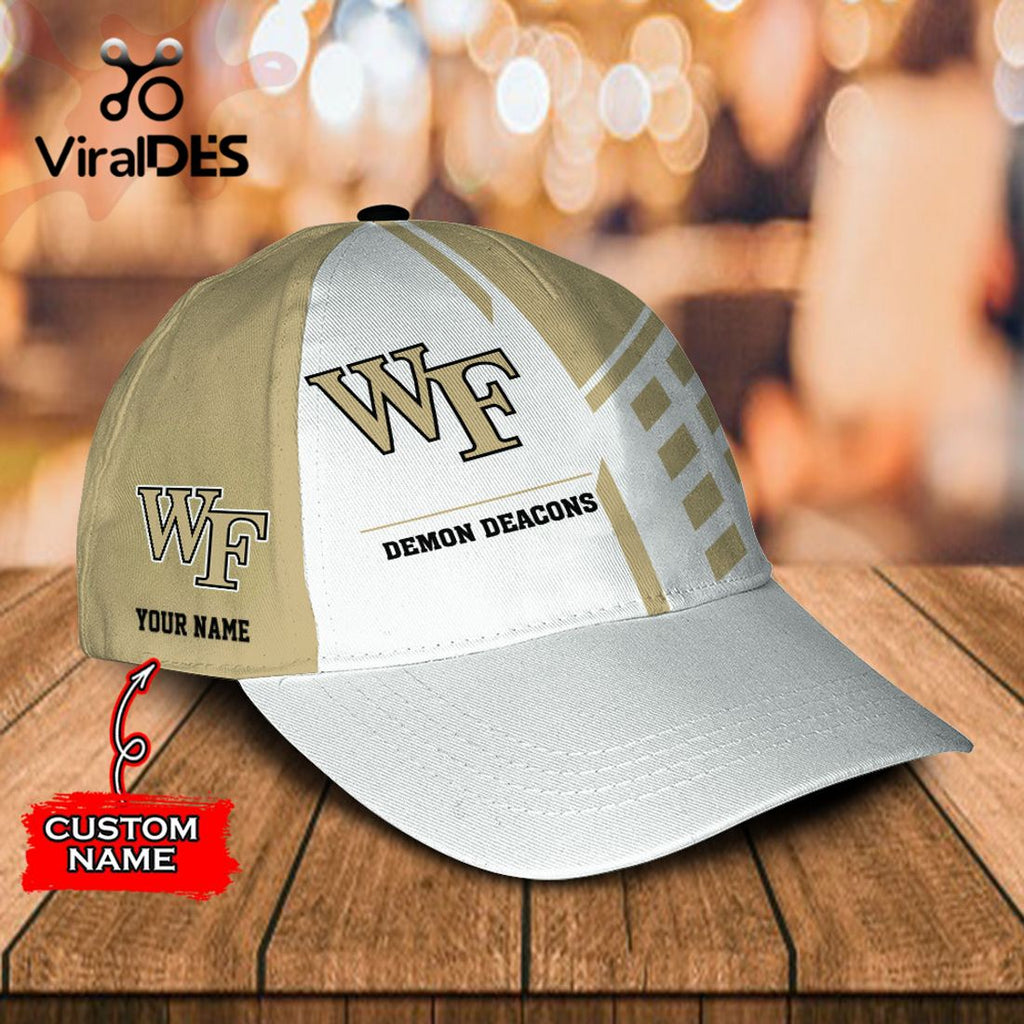 Custom Name Wake Forest Demon Deacons Polo, Cap Limited Edition