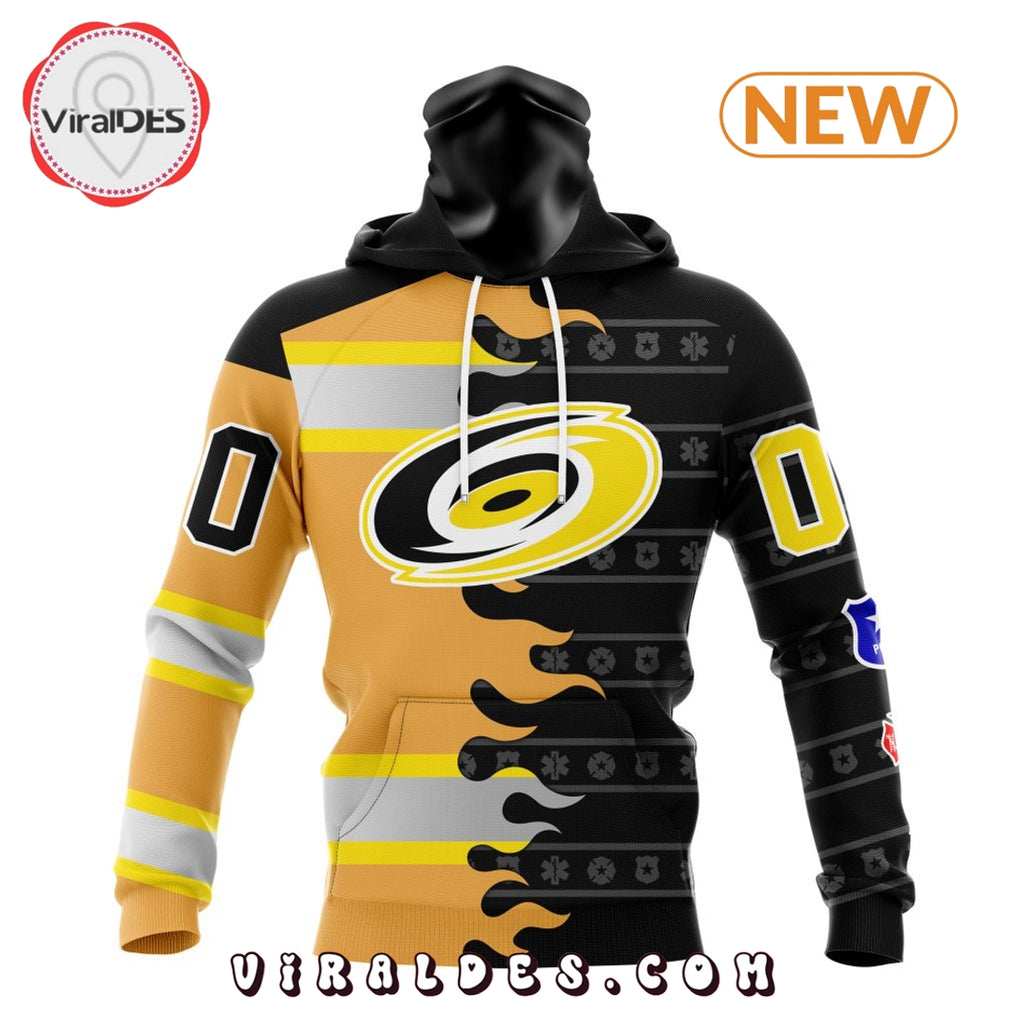 Custom NHL Carolina Hurricanes 2025 First Responders Hoodie