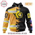 Custom NHL Ottawa Senators 2025 First Responders Hoodie