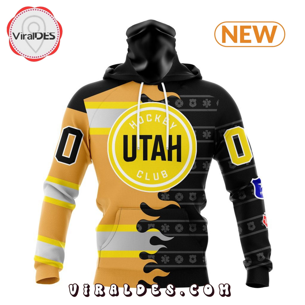 Custom NHL Utah Hockey Club 2025 First Responders Hoodie