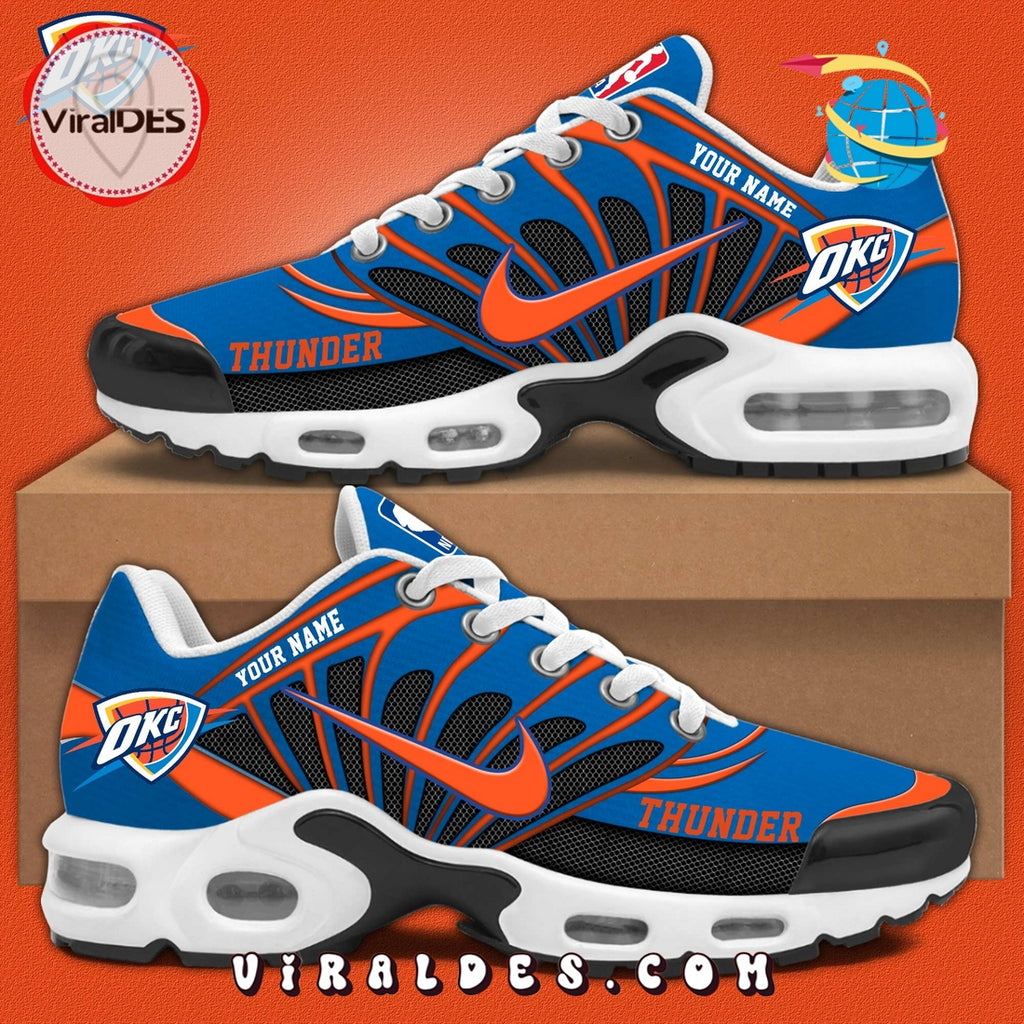 Custom Oklahoma City Thunder NBA Air Max Plus Sneakers
