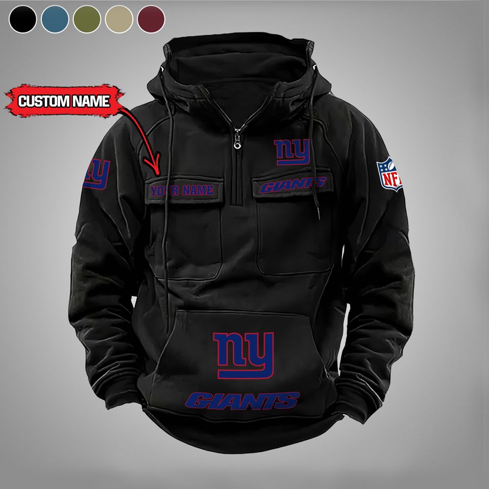 New York Giants Vintage Cargo Hoodies