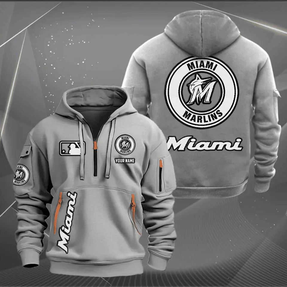 Miami Marlins Tactical Zip Hoodie