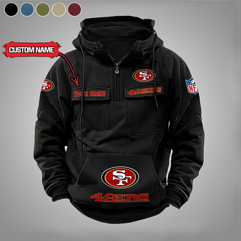 San Francisco 49.ers Vintage Cargo Hoodies