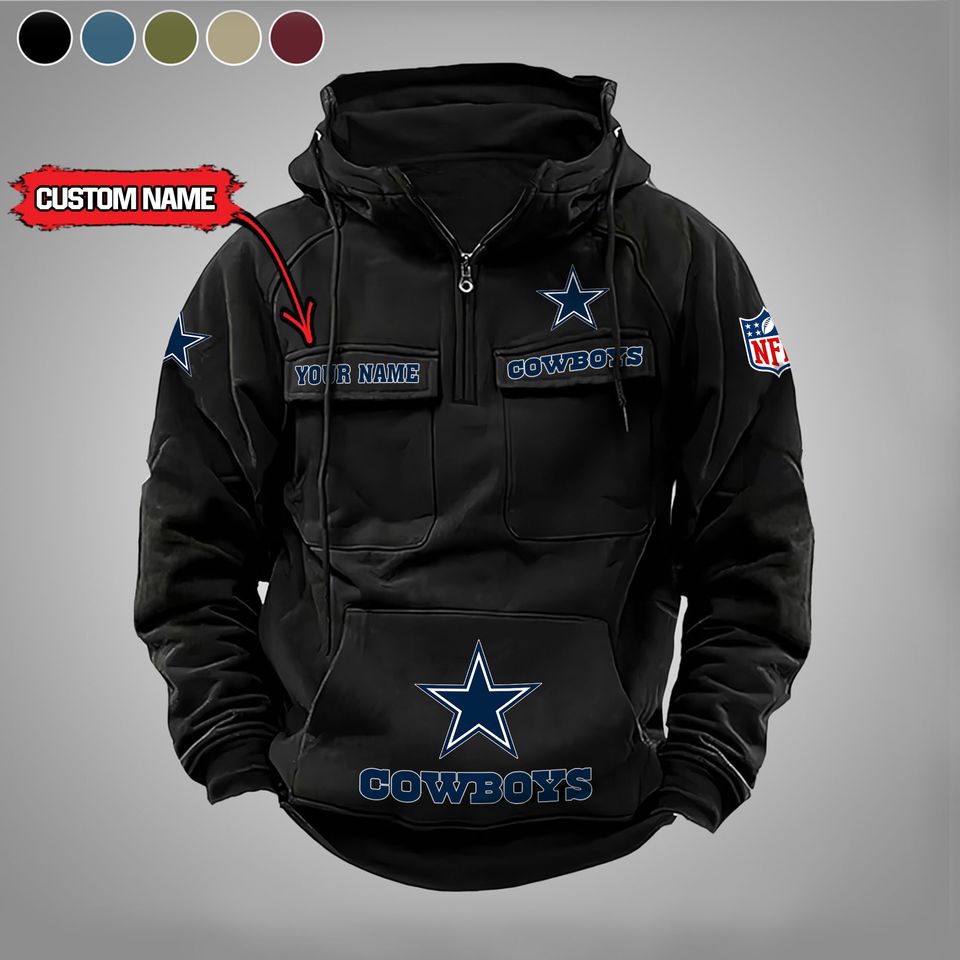 Dallas Cowboys Custom Vintage Cargo Hoodies, Fan Gift