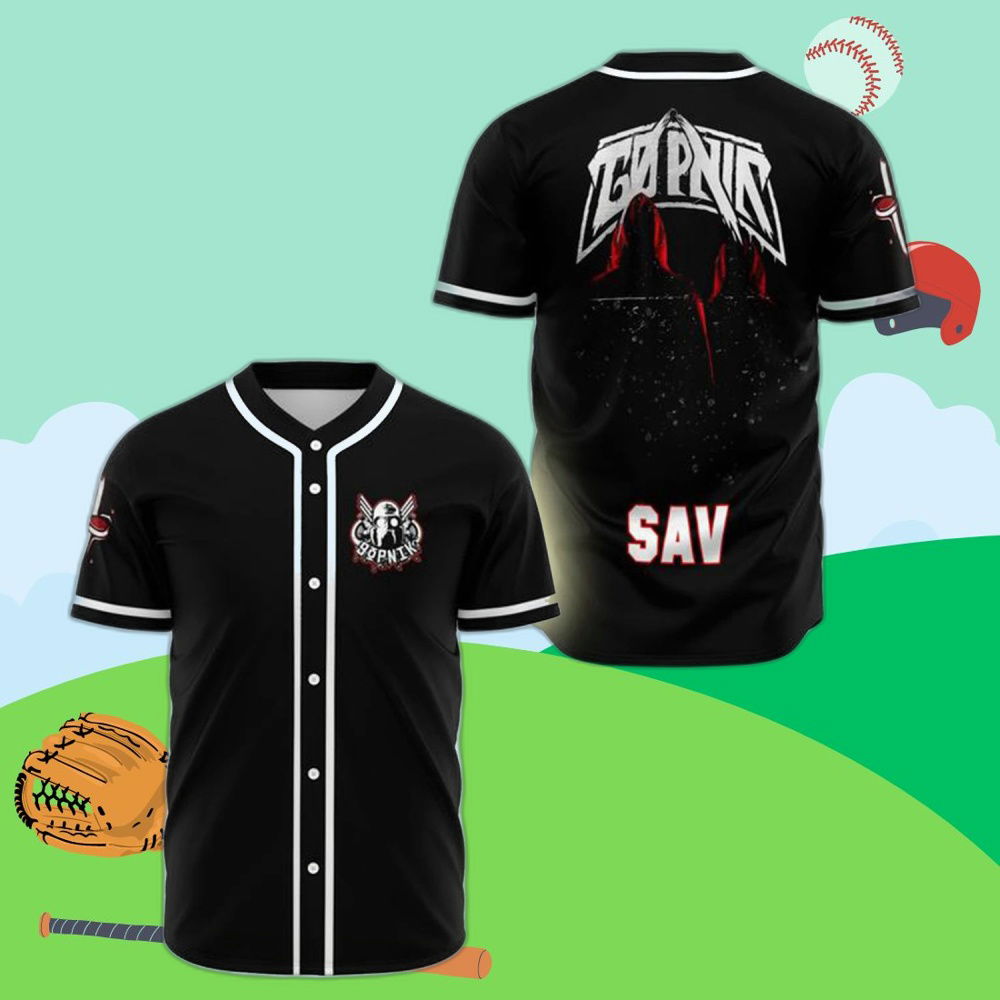 Custom Savannah Black Rave EDM Baseball Jersey - Personalized Style, - Aopprinter T-Shirts, Hoodie, Sweatshirt (Image 1)
