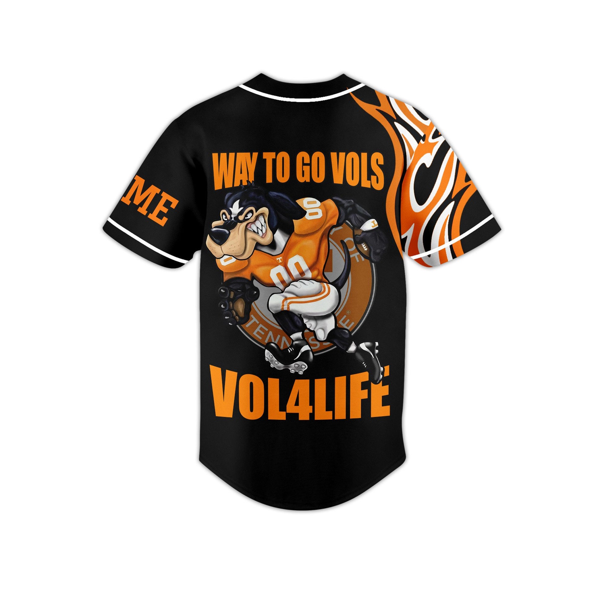 Custom Tennessee Volunteers Football Baseball Jersey T-Shirts, Hoodie, Sweatshirt | WearSparks.com (Image 3)