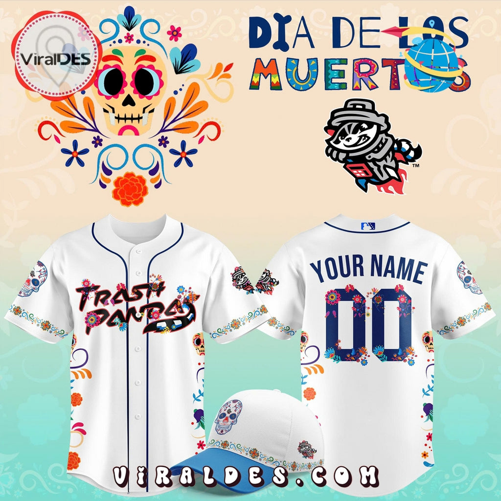 Custom Trash Pandas Dia de los Muertos 2025 Jersey