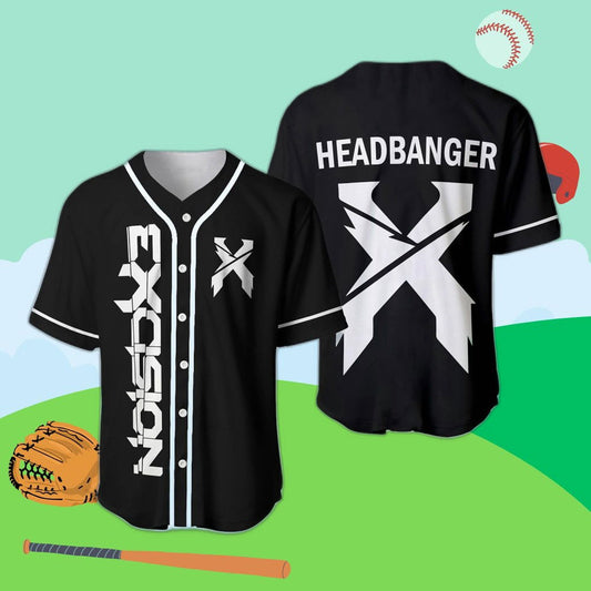 Custom X Excision EDM Festival Baseball Jersey: Personalized Style for Music Lovers - Aopprinter T-Shirts,... (Image 1)