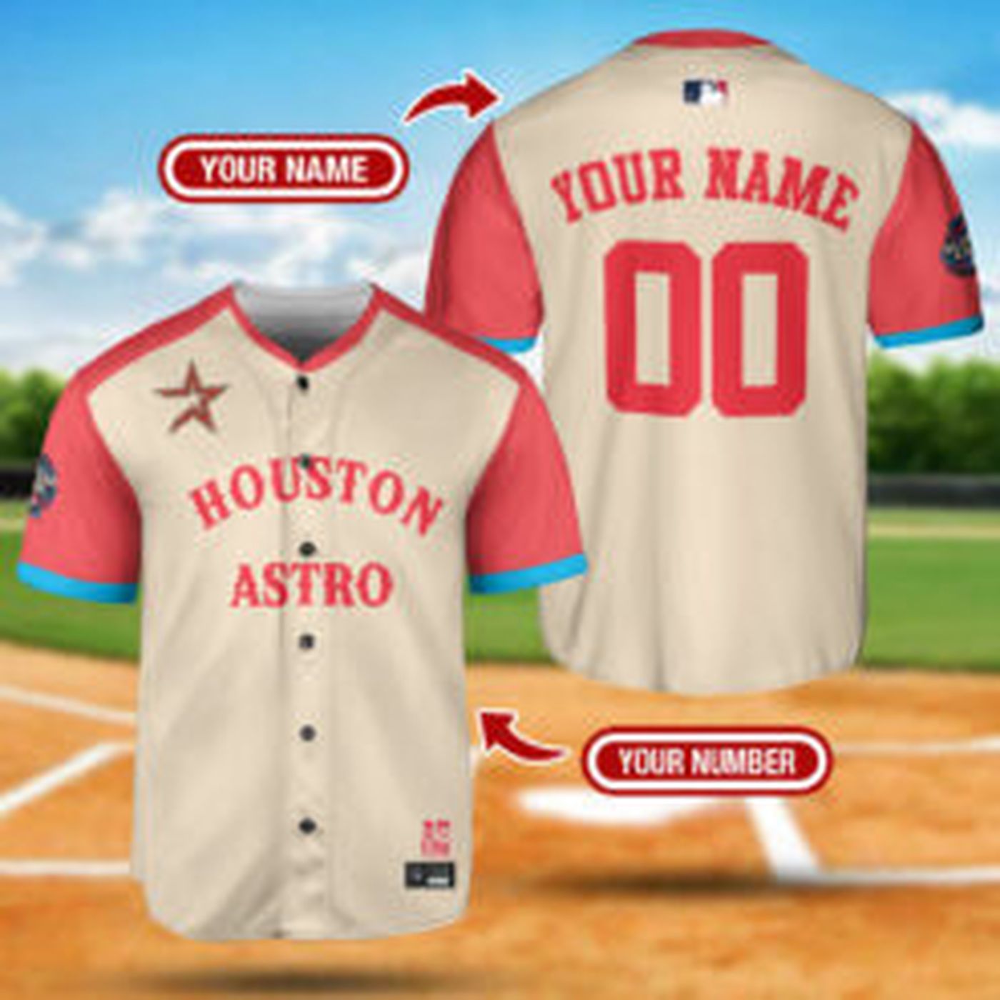 Custom Houston Astros MLB Jersey - Perfect Birthday Gift for Baseball Fans! - lylyprint.com T-Shirts, Hoodie,... (Image 4)