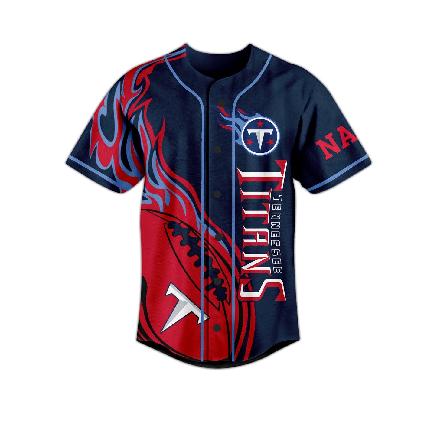 Customized Tennessee Titans Sport Baseball Jersey
