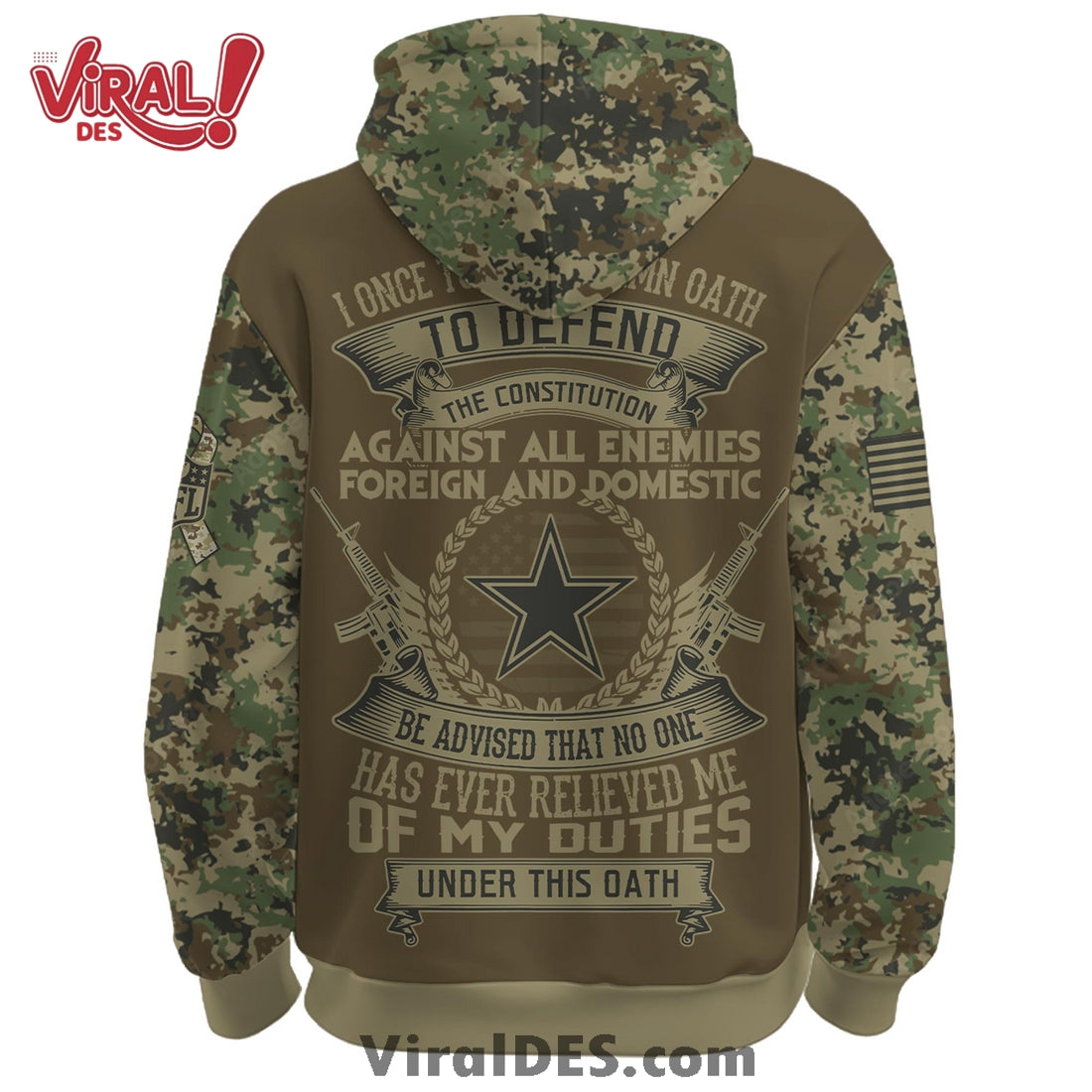 Dallas Cowboys Salute to Service Limited Editions Hoodie