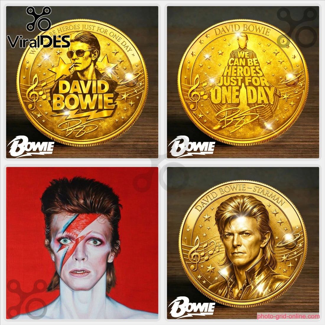 David Bowie Starman Commemorative Coin