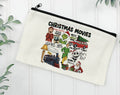 Christmas Movies Collage Buddy Clark Pouch Makeup Bag