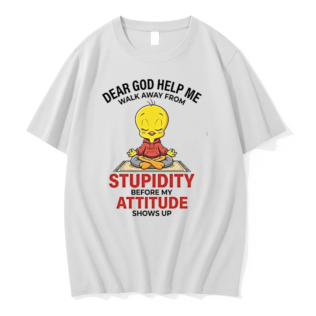 Dear God Help Me Walk Away From Stupidity Funny 0 Tshirts Sweater